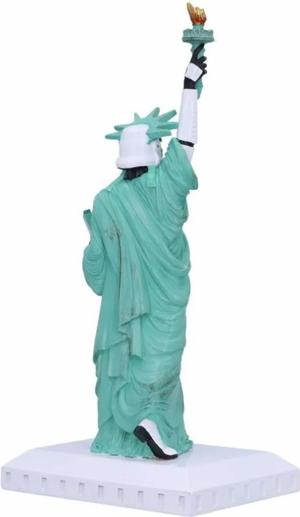 Figurine Stormtrooper Design Statue Liberté 23 cm en Résine de Qualité