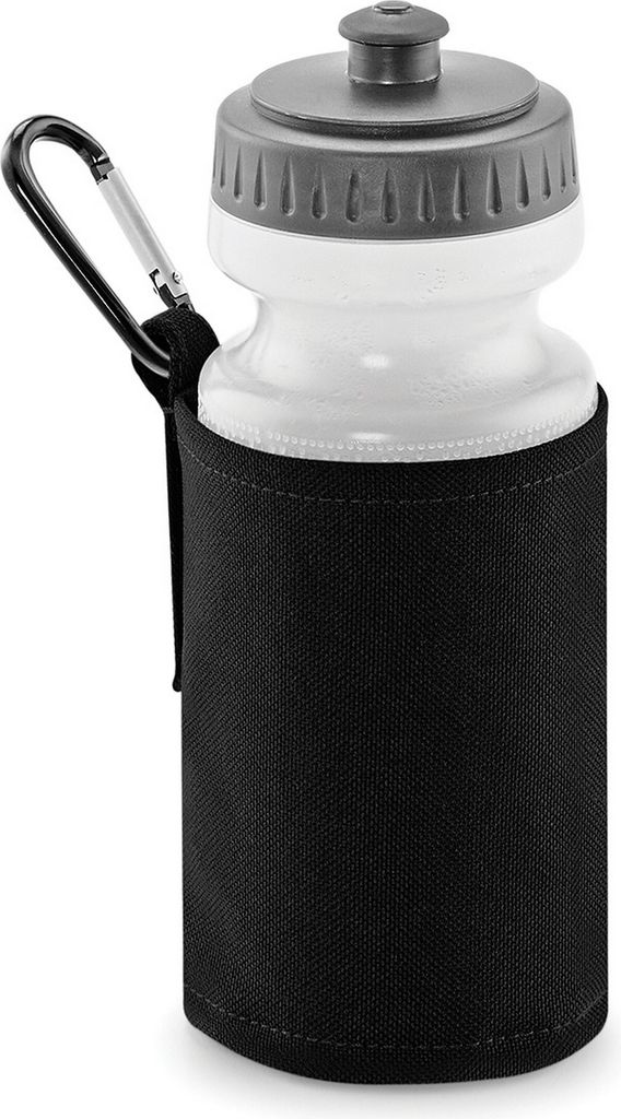 Quadra Trinkflasche Halter Wasserflasche Tasche Aufbewahrungstasche BC3781 (Einheitsgröße) (Schwarz)