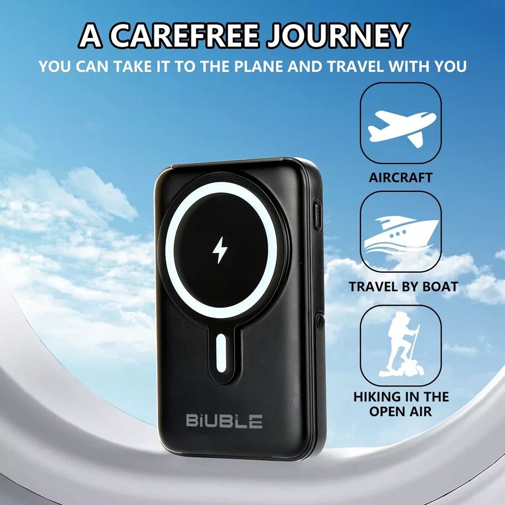 Wireless Powerbank, 30000mAh Powerbank Magsafe Magnetic, Produktbild 7
