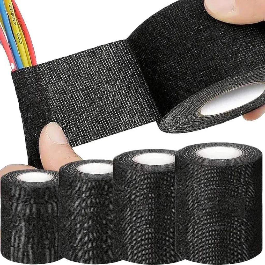 Ruban isolant noir 15mm x 10m imperméable et ignifuge pour électricité