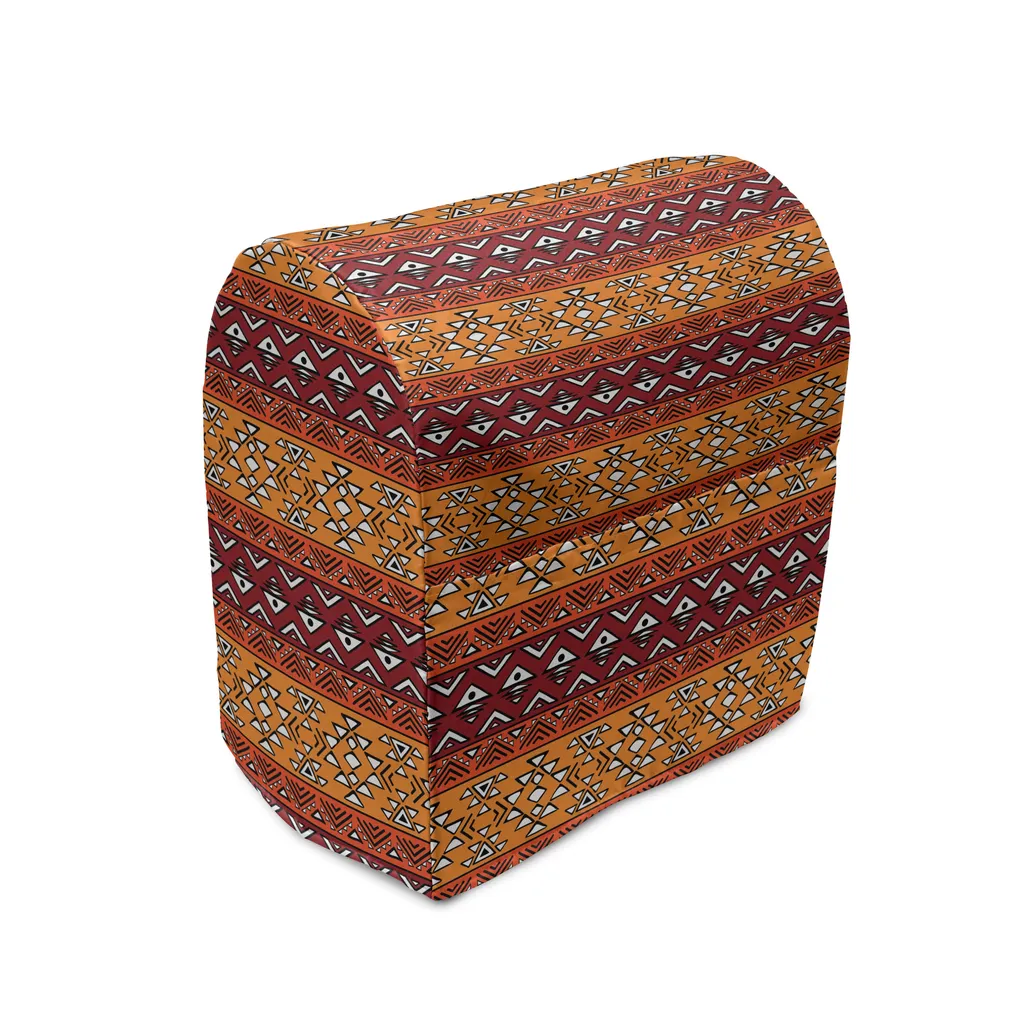 Housse pour blender Abakuhaus motifs rétro rubis abricot 36 x 39 x 24 cm