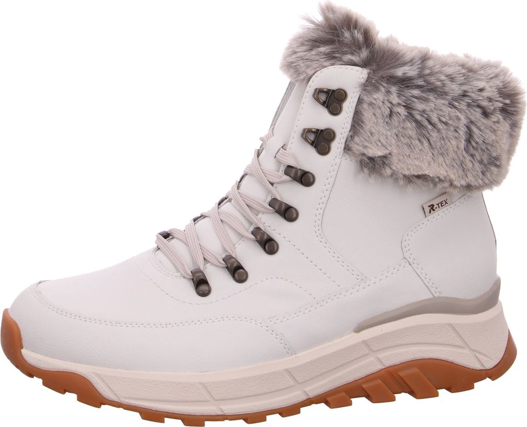 Rieker Evolution Schnürstiefel Weiß Produktbild 