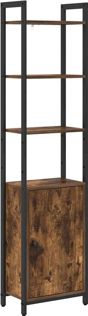 Bücherregal Geräucherte Eiche 40 x 24 x 161 cm Holzwerkstoff