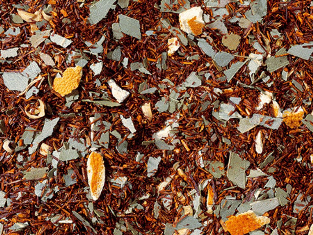 1 kg Rotbuschteemischung Orange-Eukalyptus aromatisiert