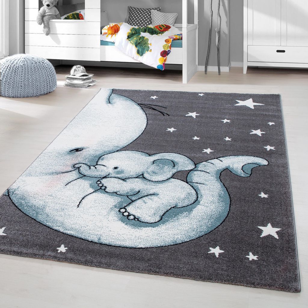 Homebyhome Tappeto per Cameretta Ragazzo Design alla Moda Immagine del prodotto 