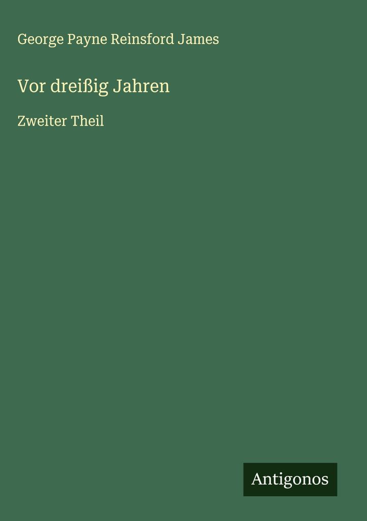 Vor dreißig Jahren
