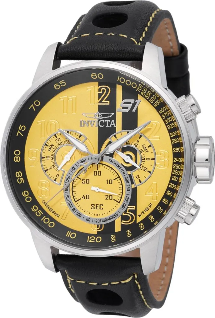 Invicta S1 Rally 48616 Orologio Uomo Giallo - Cronografo Sportivo 48mm