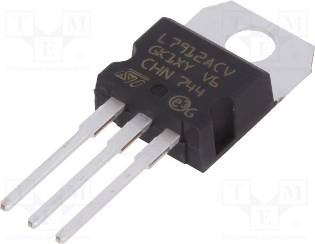 2x IC: Spannungsstabilisator Linie,geregelt(nein) -12V 1,5A THT L7912ACV Ungerege