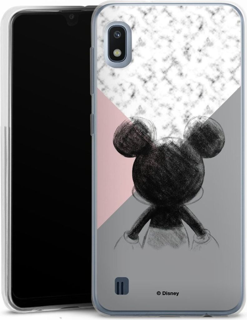 DeinDesign Slim Hülle für Samsung Galaxy A10 Silikon Case Ultra Dünn Handyhülle Disney Marmor Mickey Mouse