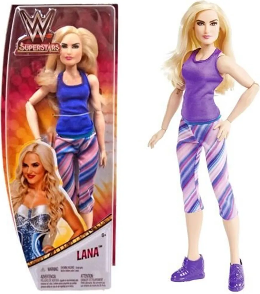Figurine Mannequin WWE Girls Lana - Jouet articulé pour fan de catch