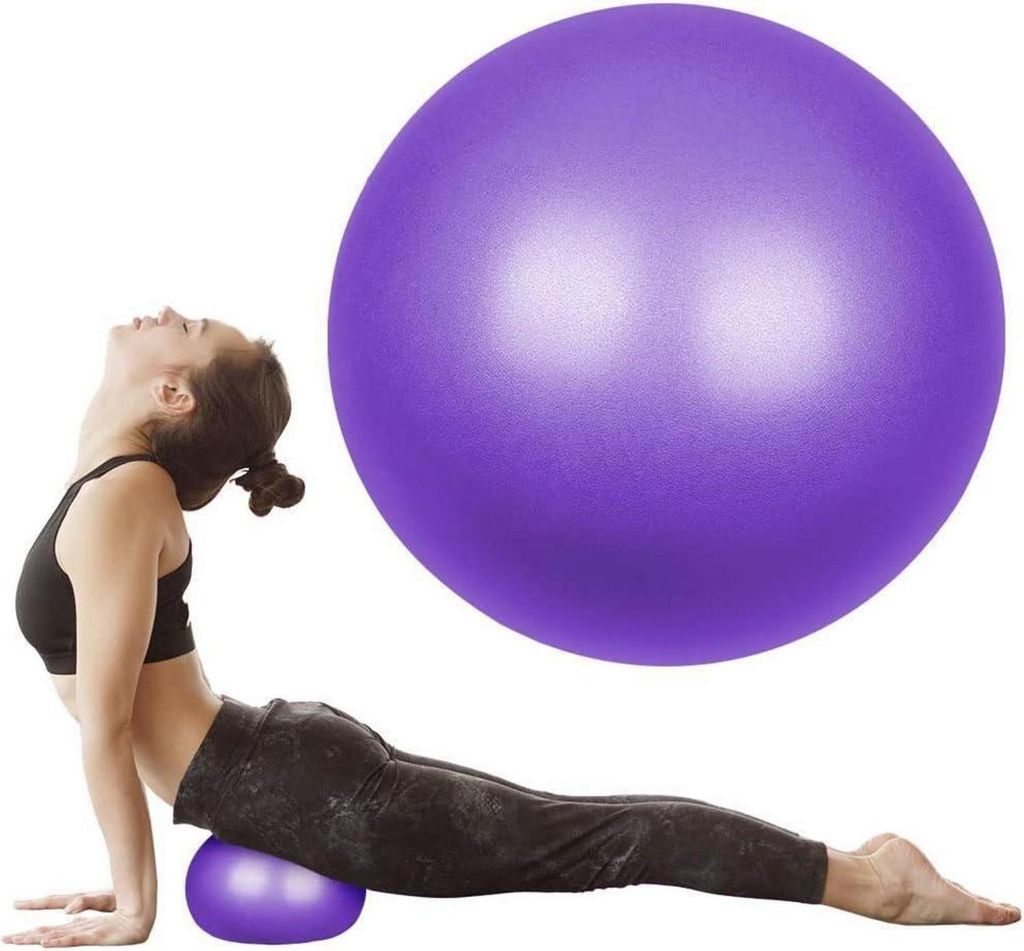 Flintronic Gymnastikball 25cm Yoga Pilates Ball Lila Produktbild 