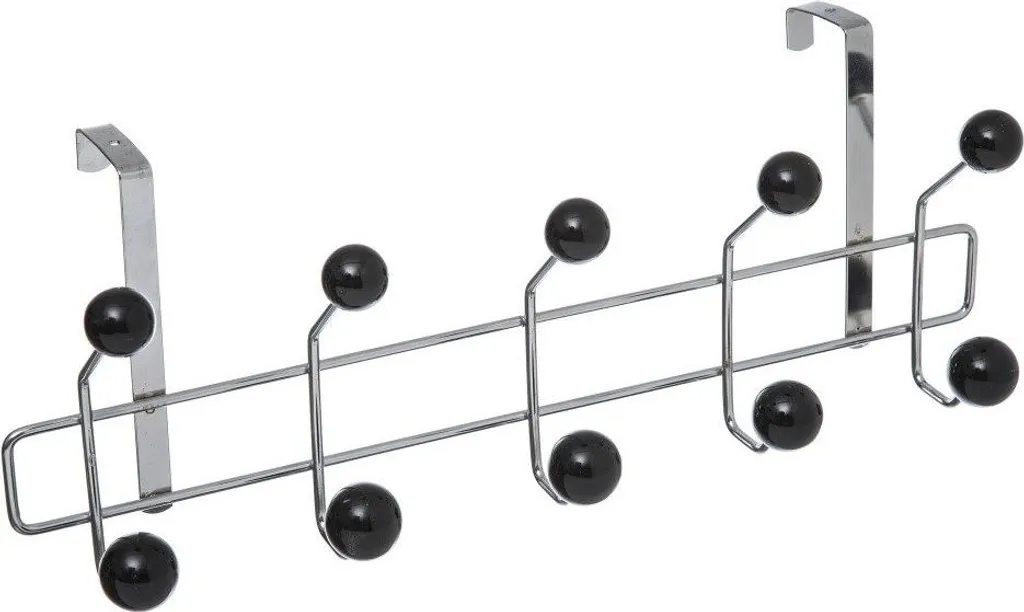 Appendino per porta con 10 ganci, metallo