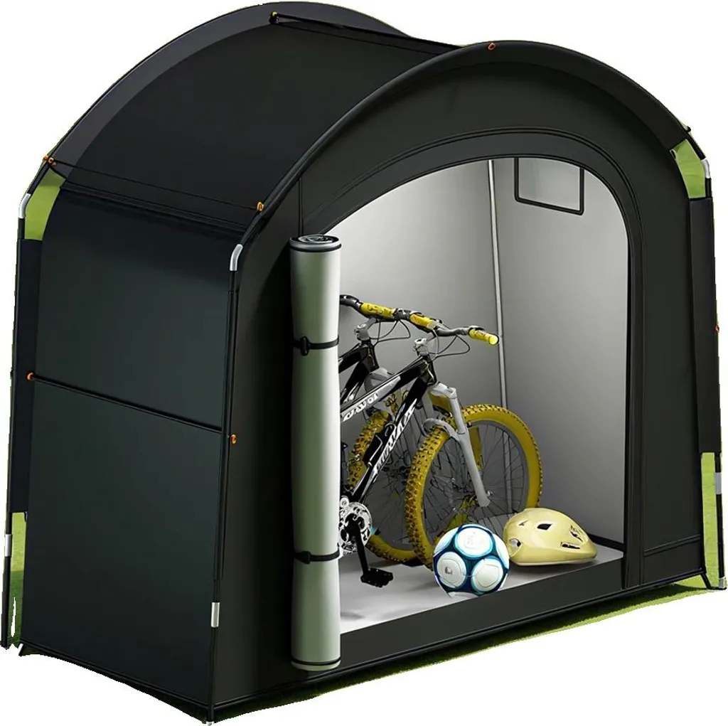 Tente vélo imperméable avec design spacieux - Protection UV noire