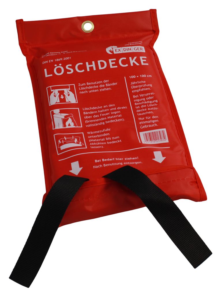 Löschdecke Fire Protect, 1 x 1 m - weiß, 100cm kaufen