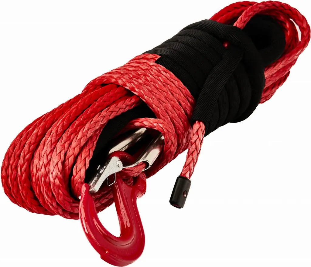Câble synthétique de remplacement 8mm 24m KD1319 pour treuils 4x4 et quad - 2
