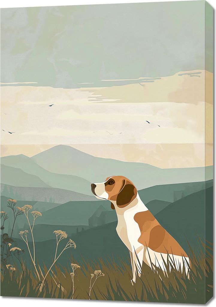 Bild 70x100cm Treuer Begleiter