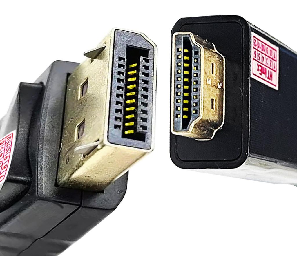 1,8m Kabel Displayport 1.2 Stecker an High Speed HDMI-A Stecker, passiv, 4K