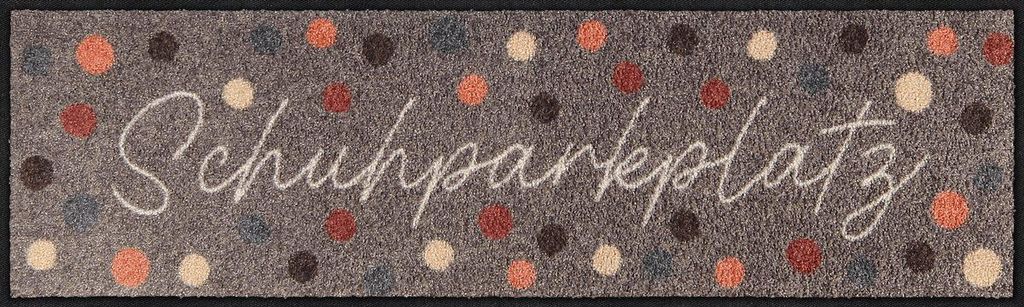 Salonloewe SCHUHPARKPLATZ DOTS BEIGE Fußmatte Wohnmatte 30 Produktbild 