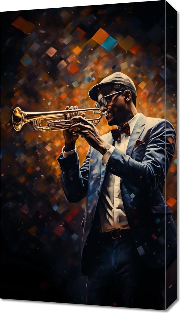 Bild 40x70cm Symphonie auf der Trompete