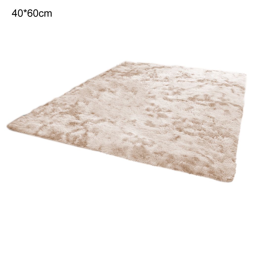 Rechteck Bandhnu Plüschboden Teppich Teppich Matte Haus Wohnzimmer Schlafzimmer Dekoration-Beige ,Größen:40*60cm
