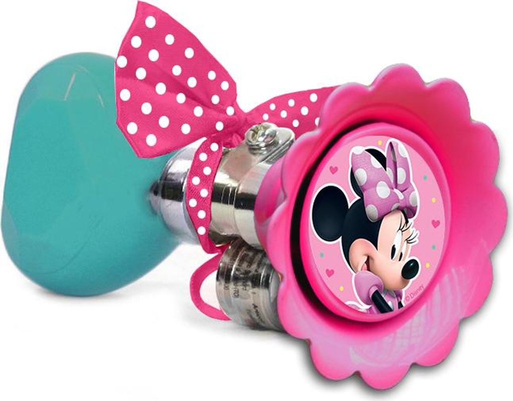 Disney Minnie Mouse Fahrradhupe laut mit einfachem Aufbau Produktbild 