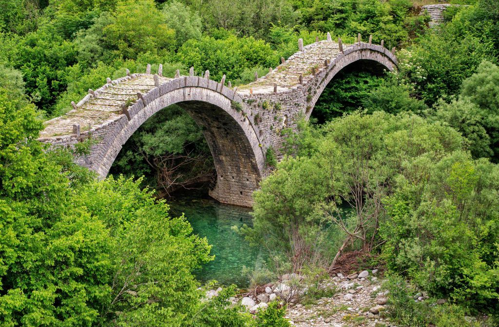 hansepuzzle 12104 - Brücke aus Stein Puzzle, 500 Teile, Reisen, 46,0 x 30,0cm mit hochwertiger Aufbewahrung, Kartonbox & Beutel
