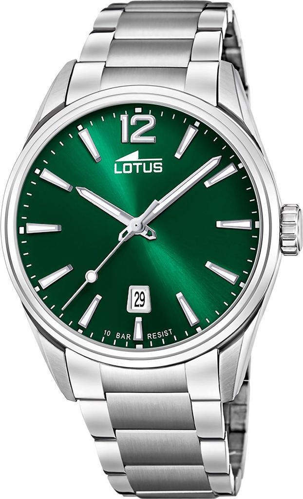 Lotus Armbanduhr Date Minimalist Green Produktbild 