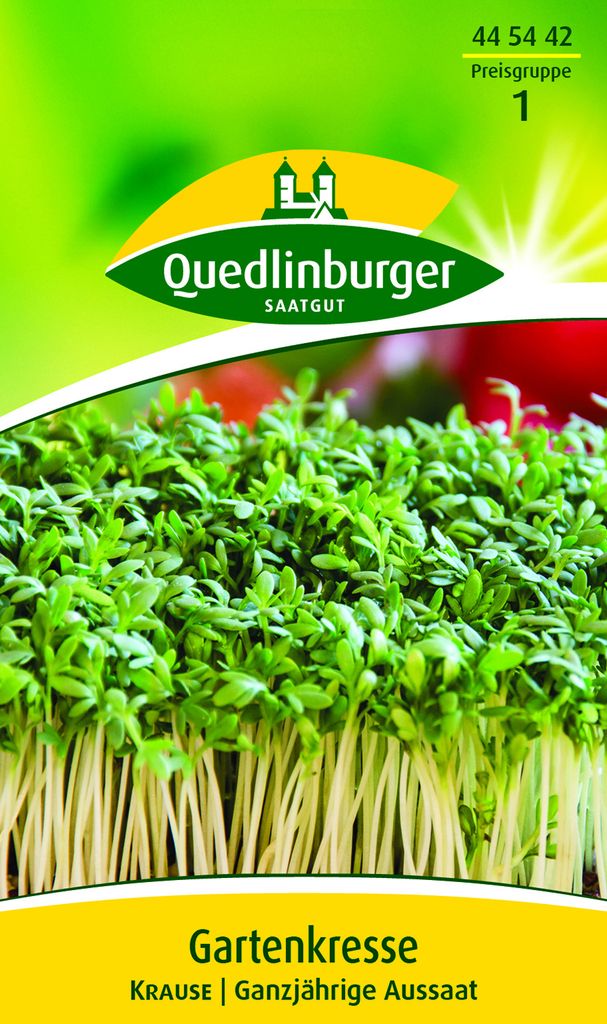 Quedlinburger Saatgut - Gartenkresse Krause - Samen - Produktbild 