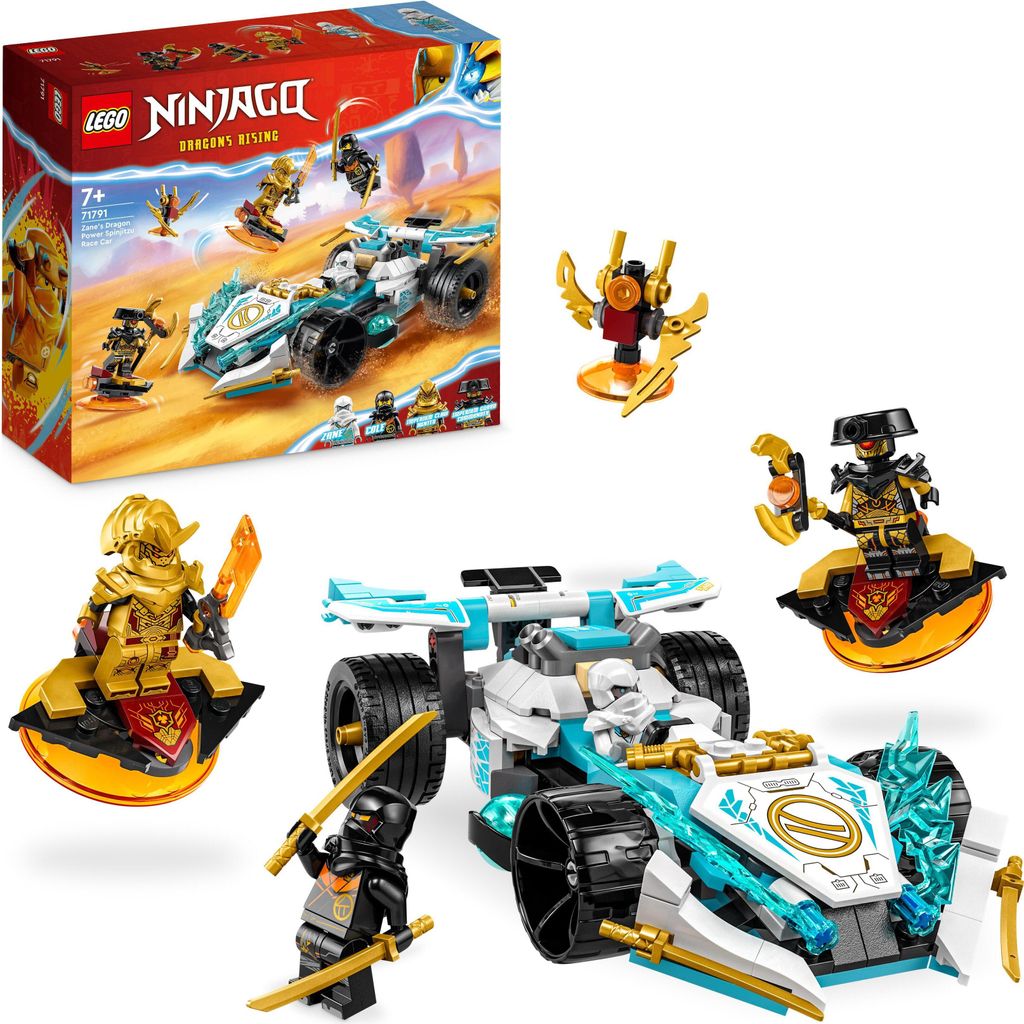 LEGO 71791 NINJAGO Zanes Drachenpower-Spinjitzu-Rennwagen, Produktbild
