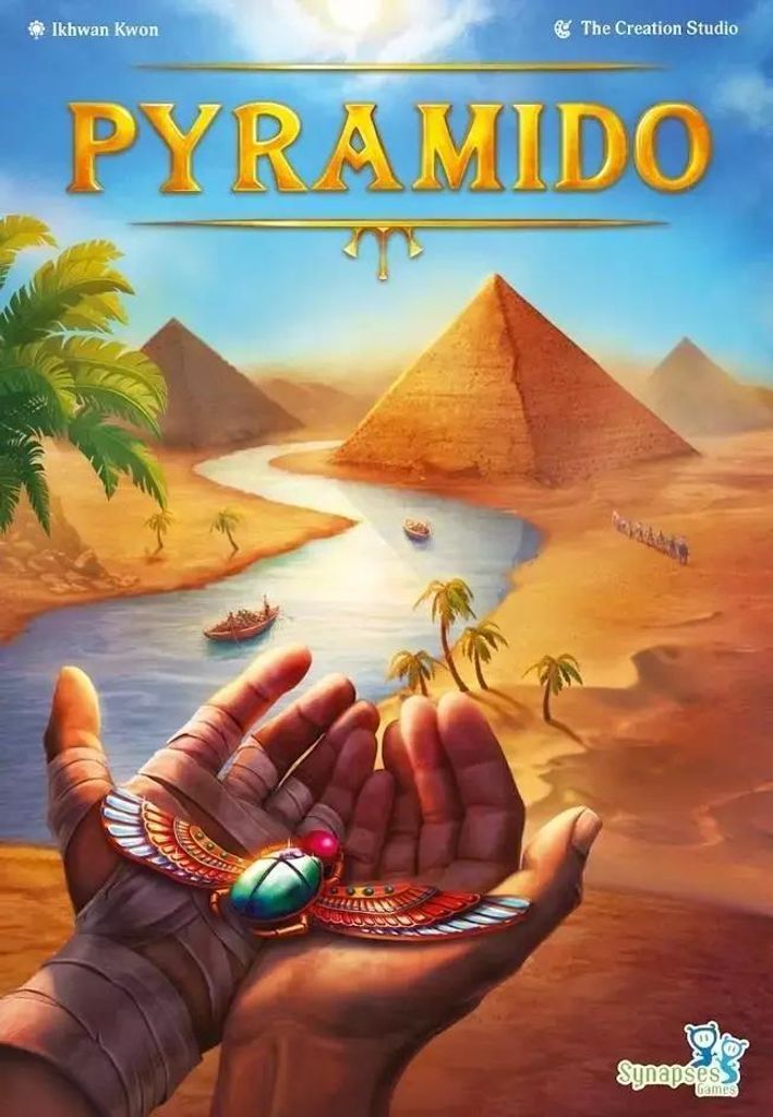 Piramido Brettspiel für 2-4 Spieler, 20 Dominosteine auf 4 Ebenen