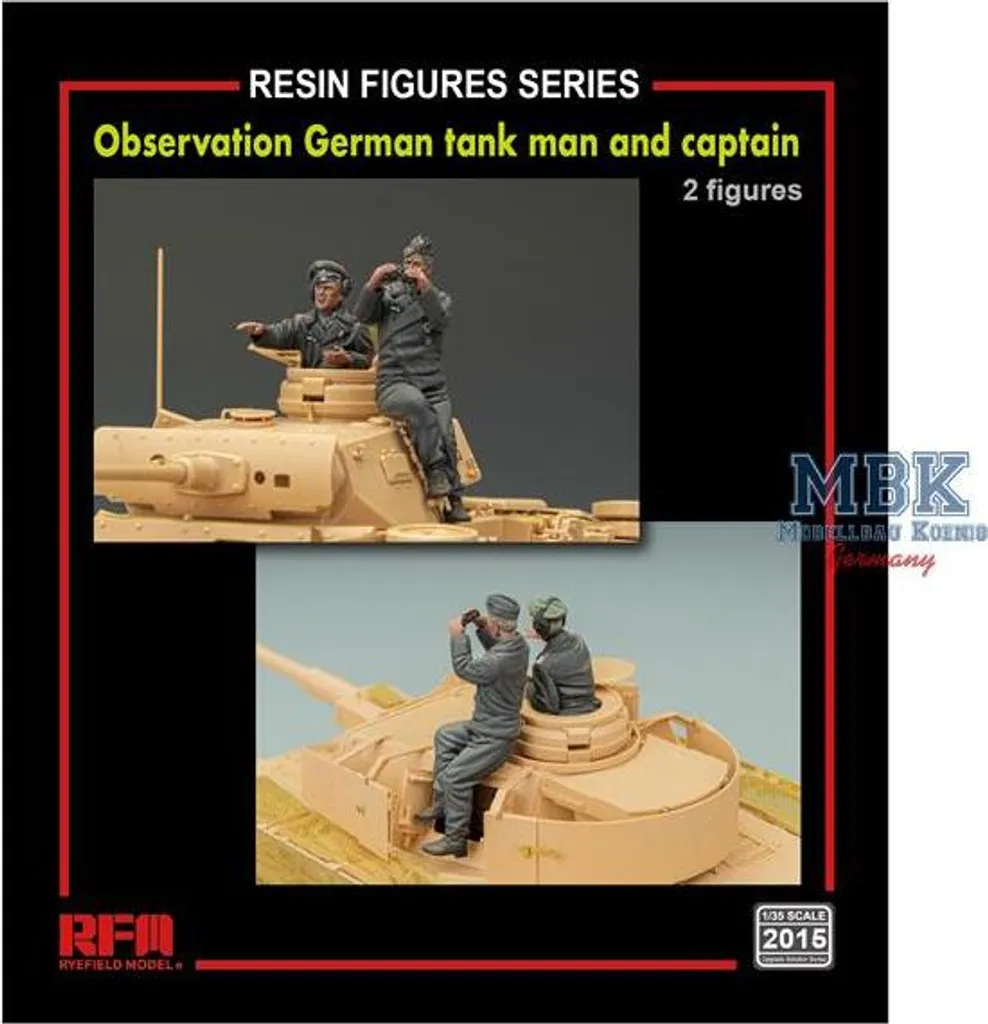 Figurines d'Observation pour Diorama Allemand RFM2015 au Champ de Seigle