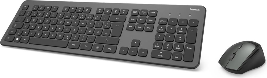 Hama Funktastatur-/Maus-Set KMW-700, Anthrazit, QWERTZ