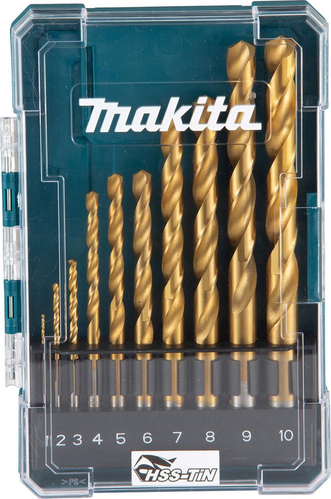 Set di punte Makita per metallo - 10 pezzi. Immagine del prodotto 