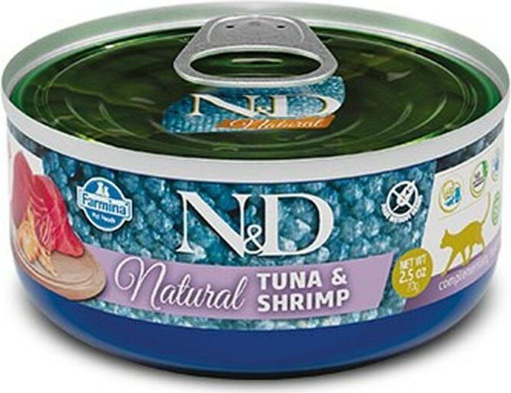FARMINA ND CAT NATURAL Thunfischgarnelen 140 g