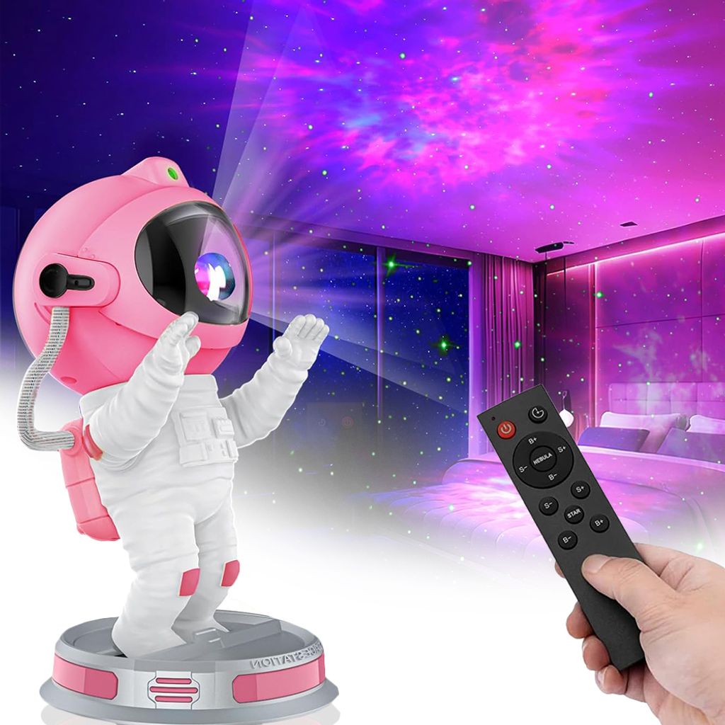 Enfants Astronaut Veilleuse LED Ciel étoilé Lampe Image du produit 