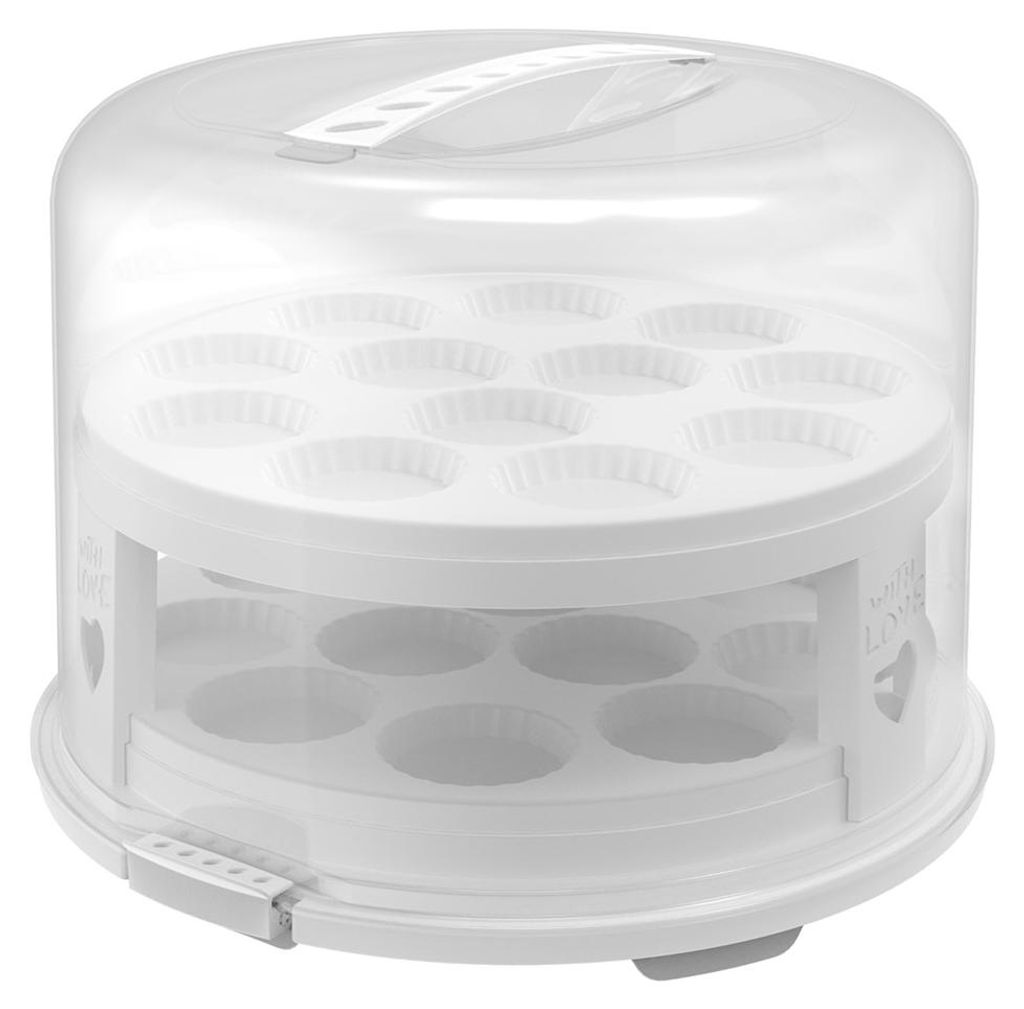 Rotho Tortenglocke XL Fresh - Tortenbehälter 35,5 x 34,5 x Produktbild 