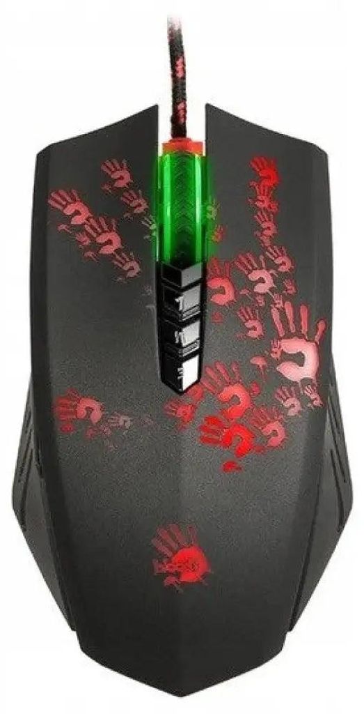 BLOODY A60, Pro praváky, Optický, USB Typ-A, 6200 DPI, 6666 Obrázek produktu 