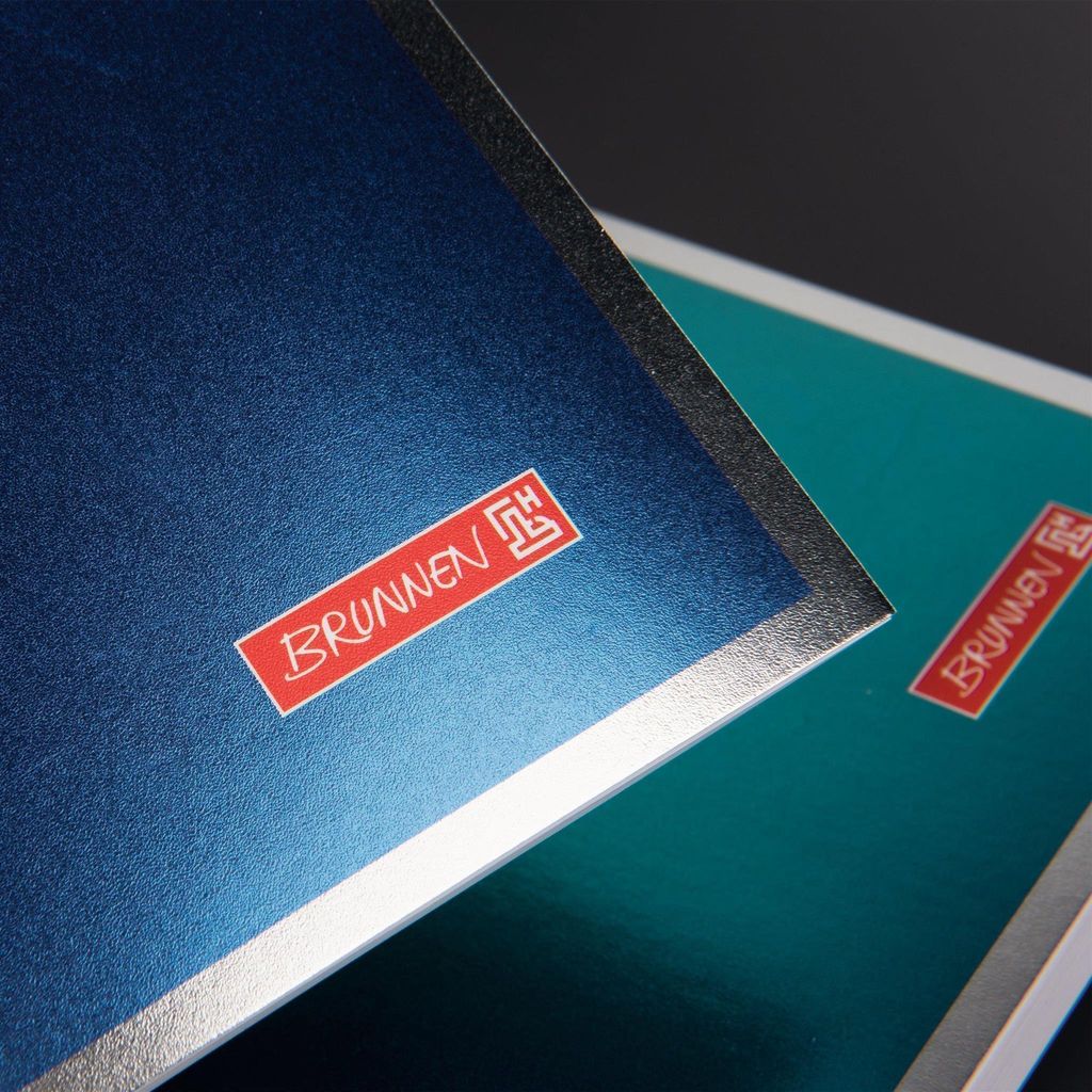 BRUNNEN 105597103 Notizbuch Metallic A6 liniert