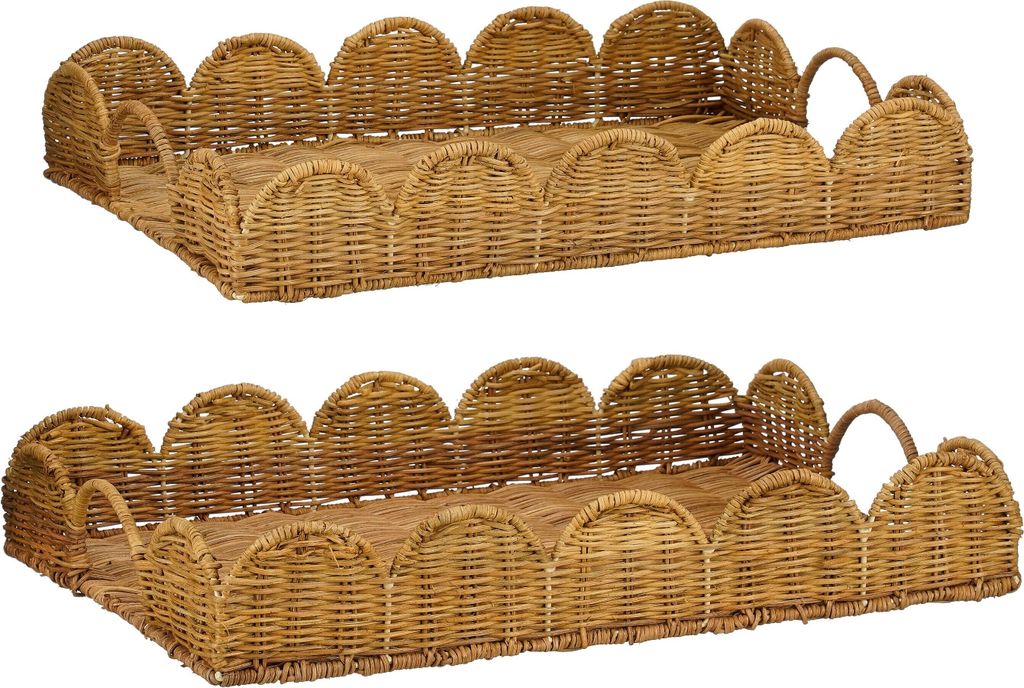 Mica Decorations Eleta Serviertablett - 2er-Set - L50 x B35 Produktbild 