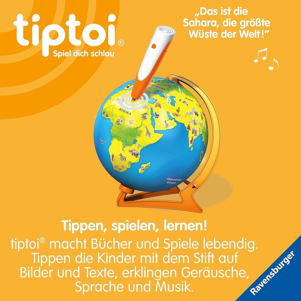 Tiptoi Libro Viaggio Con Polizia - Gioco Educativo Ravensburger Per Bambini