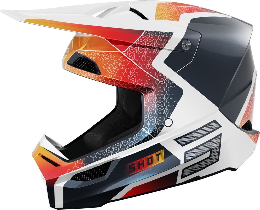 SHOT FURIOUS PHASER KID Helm glanz blau-rot S 49-50cm