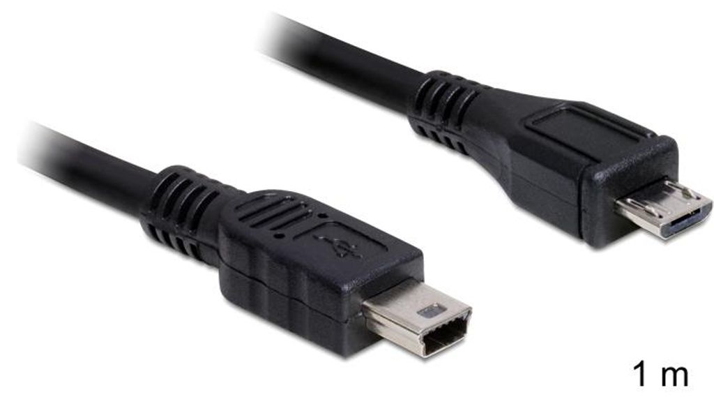 DELOCK USB-datakabel - 1 meter - ja - 1 x Type B stekker Productafbeelding 