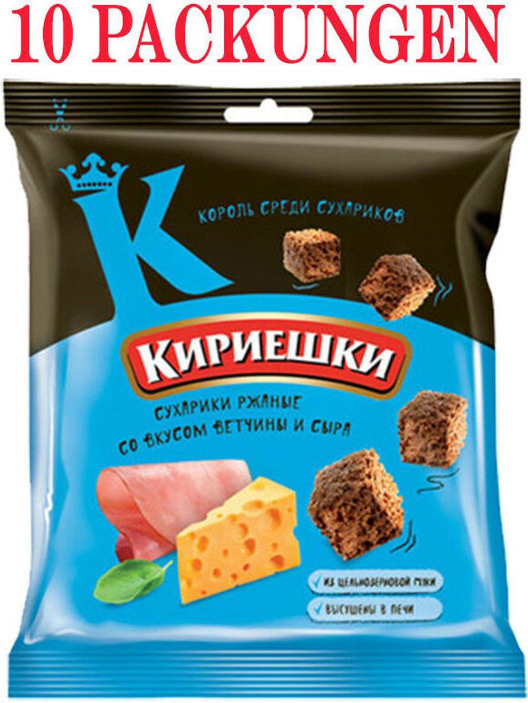 Brotchips Kirieschki mit Schinken-Käse-Geschmack 10 Produktbild 