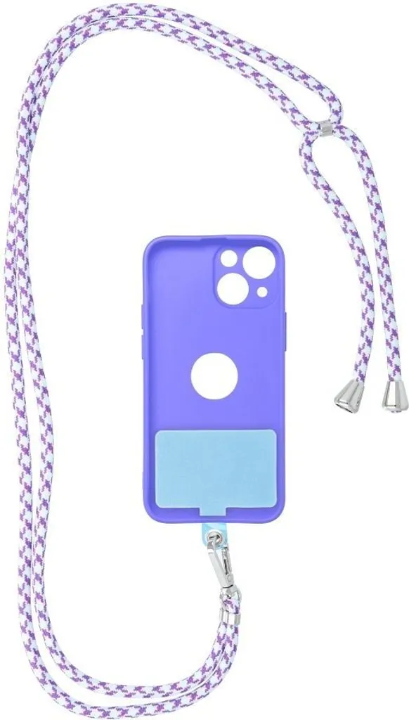 Moex Collana Porta Cellulare Per IPhone 6/6s: Custodia A Tracolla Regolabile Viola, Mani Libere E Stile