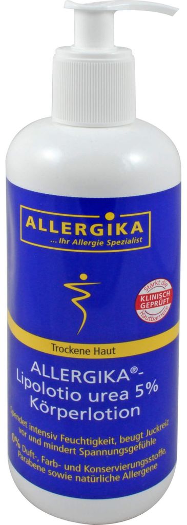 ALLERGIKA Lipolotio Urea 5% Körperlotion für trockene Haut, Produktbild 