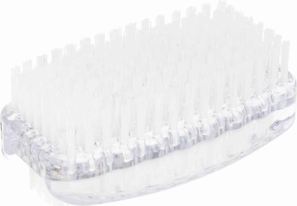 PARSA Beauty Essential Nagelbürste Breit in Transparent, Doppelseitig für maximale Sauberkeit