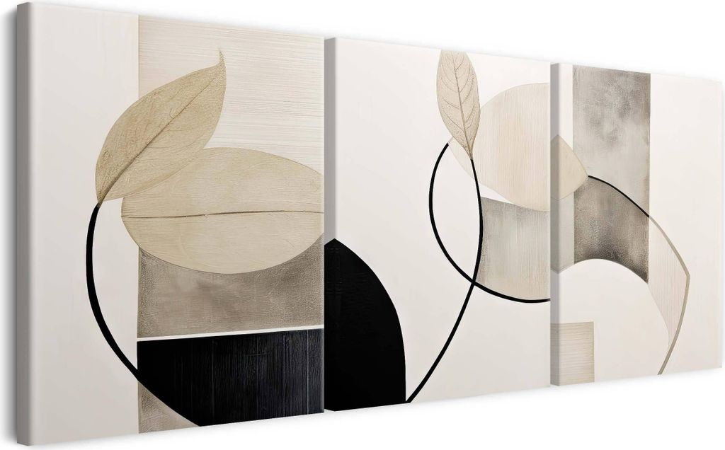 Wandbild Wanddeko Abstraktion auf Leinwand - ökologische Produktbild 