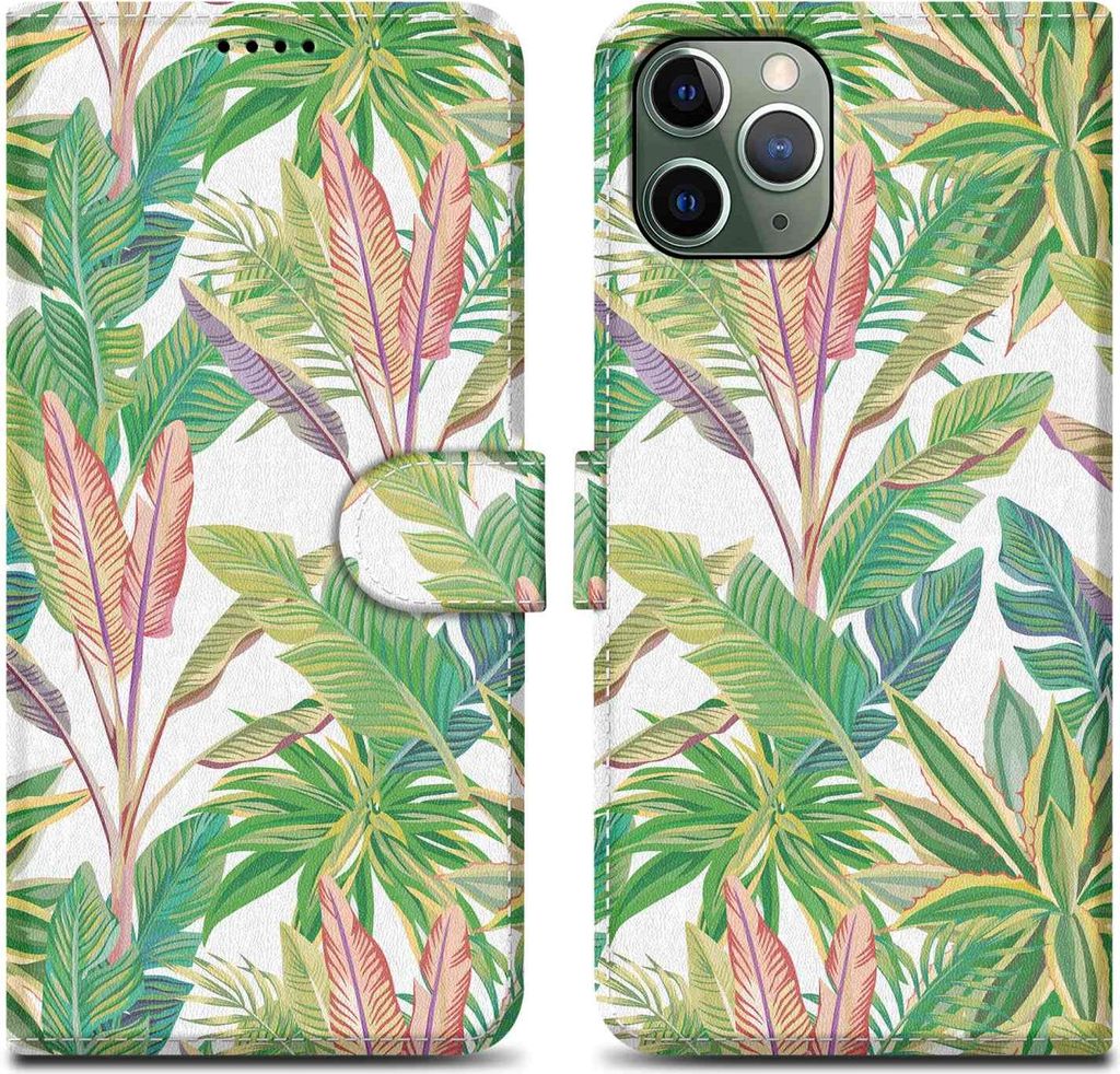 Cadorabo Schutzhülle für Apple iPhone 11 PRO MAX Hülle Design Grüner Regenwald No.8 Handyhülle Schutzhülle Etui