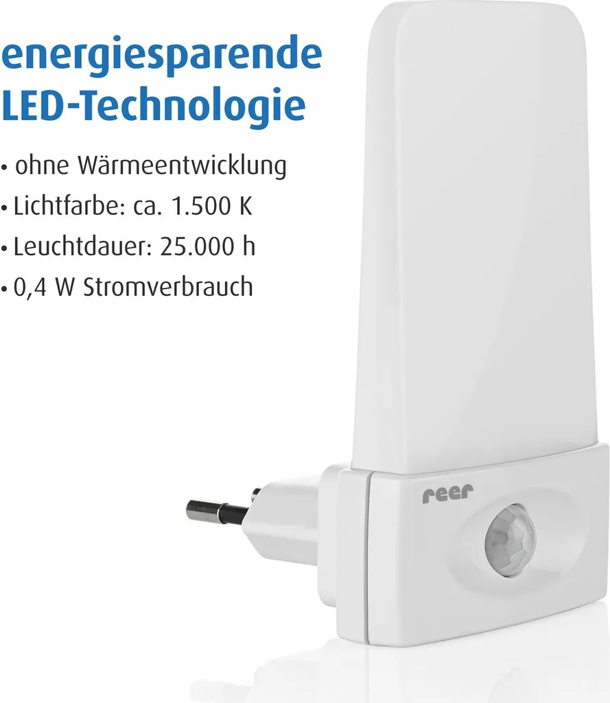 Reer Night Guide Veilleuse LED à Détection de Mouvement Intelligente