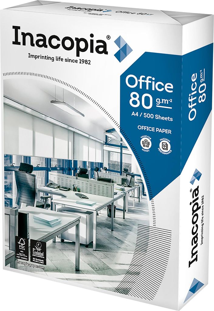 Inacopia Kopierpapier office 2100007670 A4 80g 500 Produktbild 
